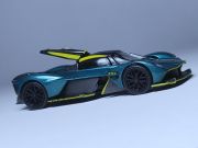 Pop Race Aston Martin Valkyrie in Green by Premium Model Garage