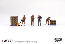  MINI GT UPS Driver and Workers