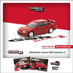  Tarmac Works Mitsubishi Lancer GSR Evolution II